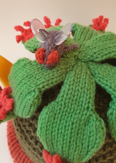 TeaCosyFolk's Venus Flytrap Tea Cosy Knitting Pattern