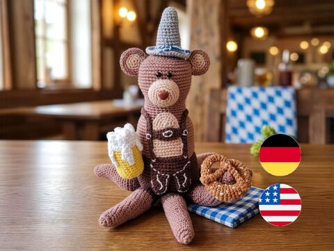 Crochet Pattern OctoBEARfest Bazi – Oktoberfest meets Octopus