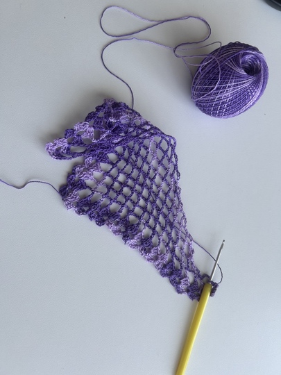 Häkelanleitung gehäkeltes Bandana