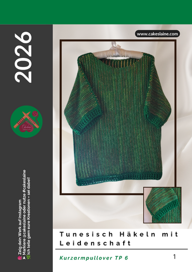 "Tunesisch gehäkelter Pulli – Tweedstyle – Fortgeschrittene – Groß & Klein"