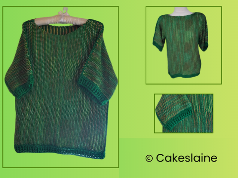 "Tunesisch gehäkelter Pulli – Tweedstyle – Fortgeschrittene – Groß & Klein"