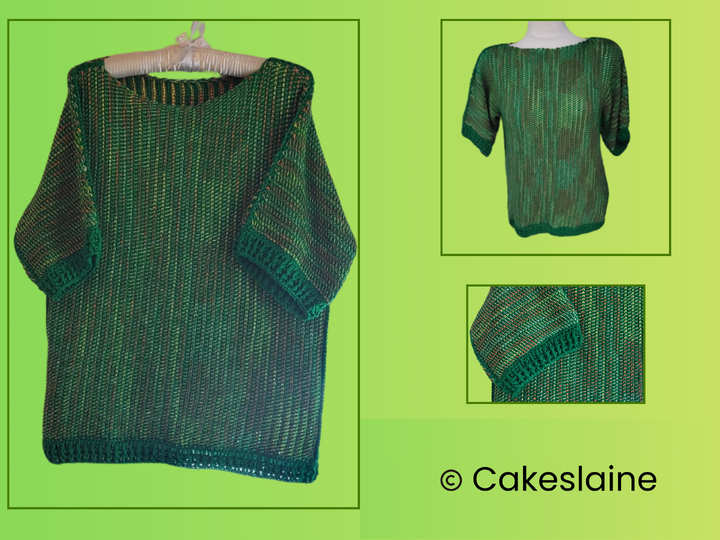 "Tunesisch gehäkelter Pulli – Tweedstyle – Fortgeschrittene – Groß & Klein"