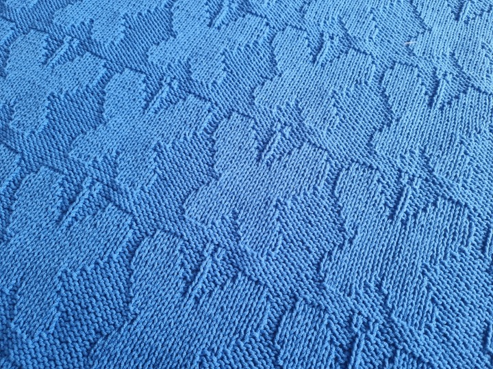 "Schmetterlingszauber" Strickanleitung Babydecke, Kuscheldecke in 7 Größen