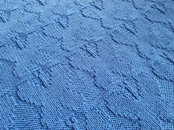 "Schmetterlingszauber" Strickanleitung Babydecke, Kuscheldecke in 7 Größen