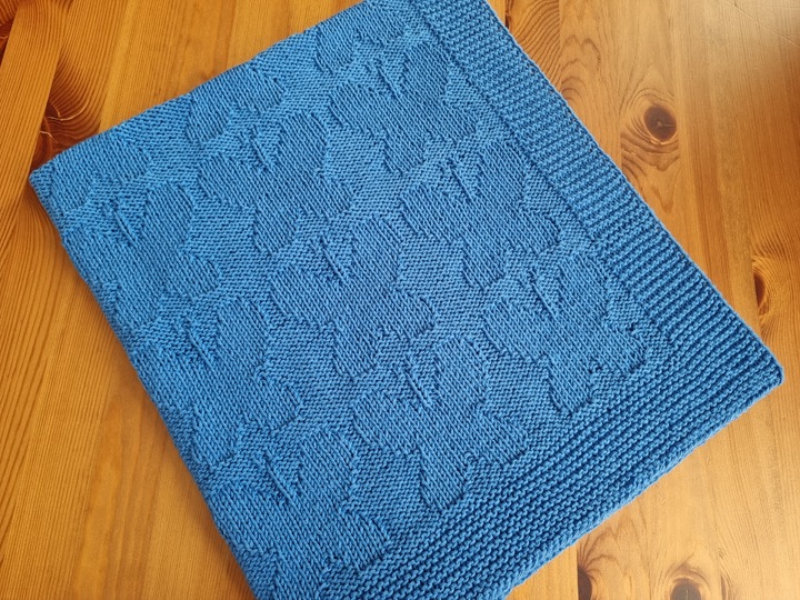 "Schmetterlingszauber" Strickanleitung Babydecke, Kuscheldecke in 7 Größen