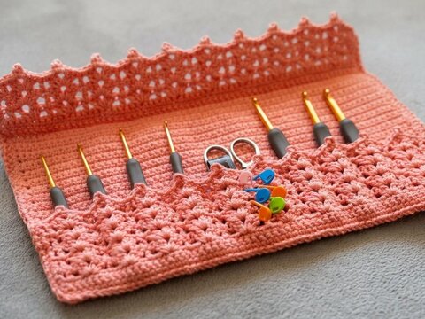 Crochet Pattern Case for Crochet Hooks & Accessories