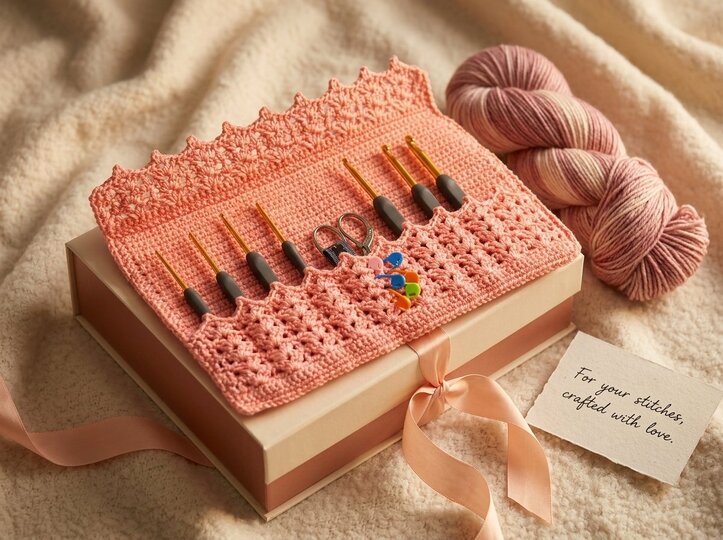 Crochet Pattern Lace Hook Case – Organizer for Hooks & Tools