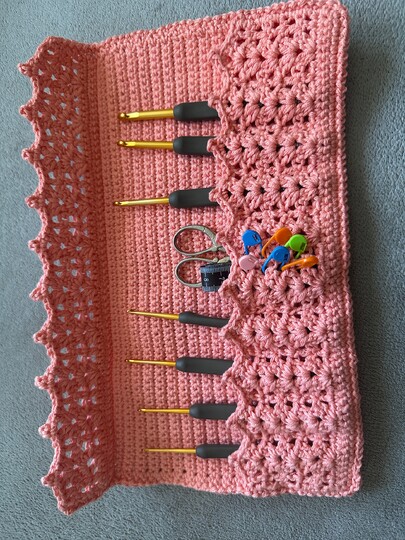 Crochet Pattern Lace Hook Case – Organizer for Hooks & Tools