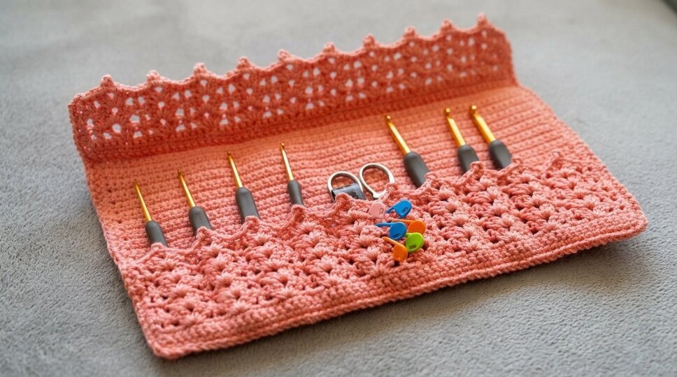 Häkelanleitung Lace Hook Case – Etui für Häkelnadeln & Zubehör