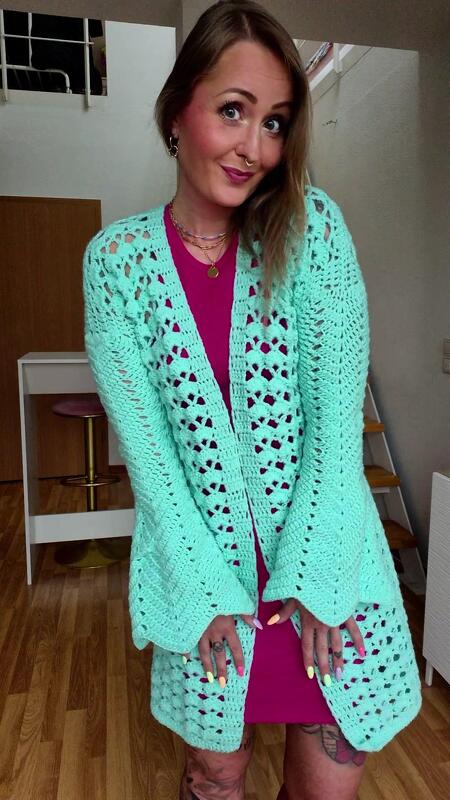 Jacke Quirina häkeln Cardigan - Bild 3