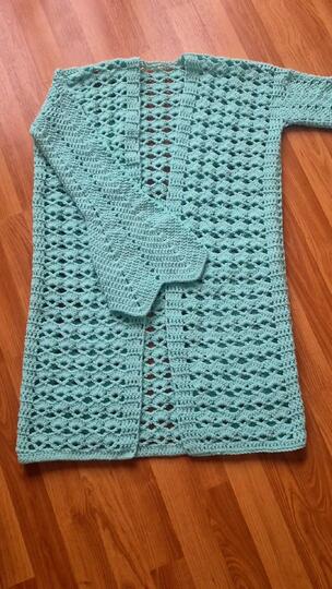 Jacke Quirina häkeln Cardigan