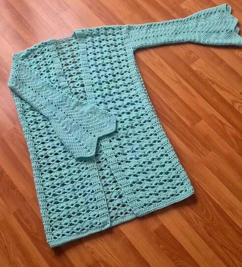 Jacke Quirina häkeln Cardigan