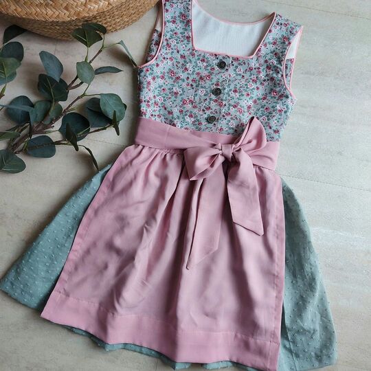 Kinderdirndl Resli Gr. 80-140 Schnittmuster