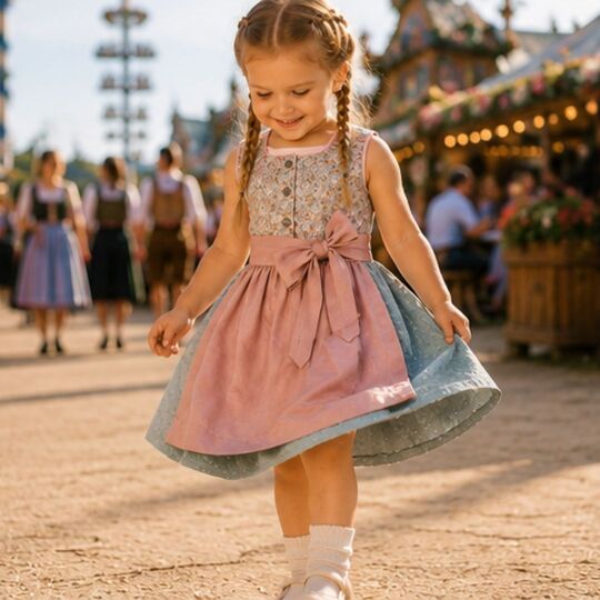 Kinderdirndl Resli Gr. 80-140 Schnittmuster