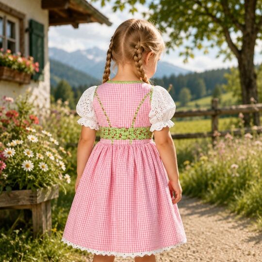 Kinderdirndl Resli Gr. 80-140 Schnittmuster