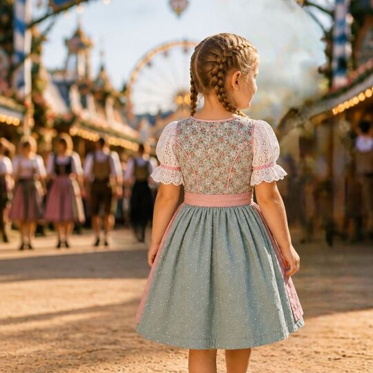 Kinderdirndl Resli Gr. 80-140 Schnittmuster