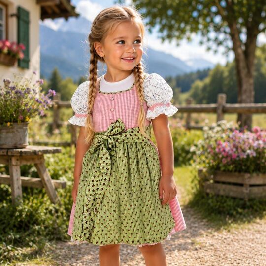 Kinderdirndl Resli Gr. 80-140 Schnittmuster