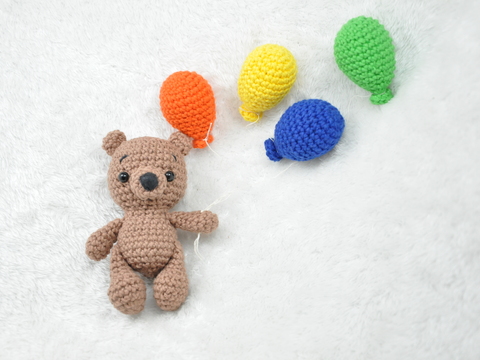 Crochet Pattern Bear with Balloons *Gift Idea*