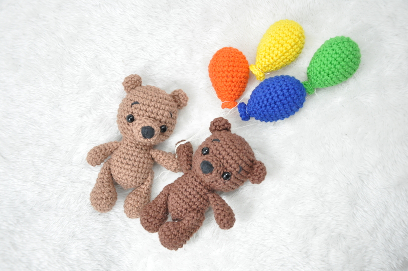 Crochet Pattern Bear with Balloons *Gift Idea*