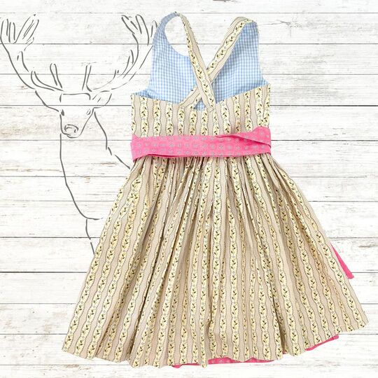 Kinderdirndl Sissi Gr. 80-140 Schnittmuster & Nähanleitung