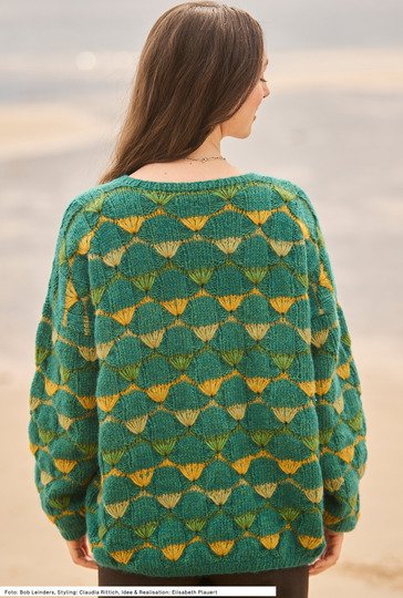 Pulli mit Fächermuster
