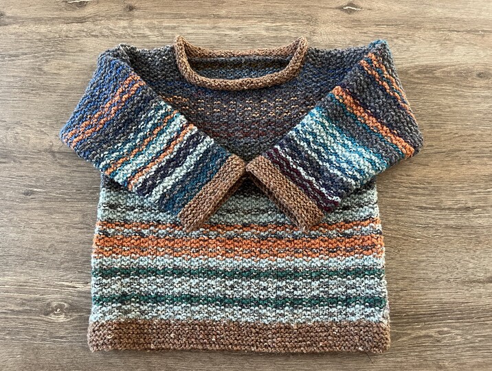 Kinderpullover im Strukturmuster * Strickanleitung in 5 Größen