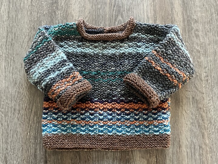 Kinderpullover im Strukturmuster * Strickanleitung in 5 Größen