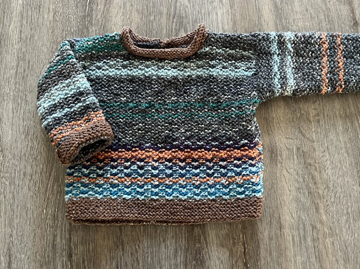 Kinderpullover im Strukturmuster * Strickanleitung in 5 Größen