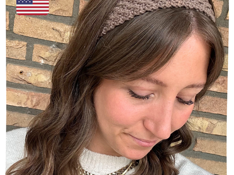 crochet pattern headband Lemon | two sizes | German & English