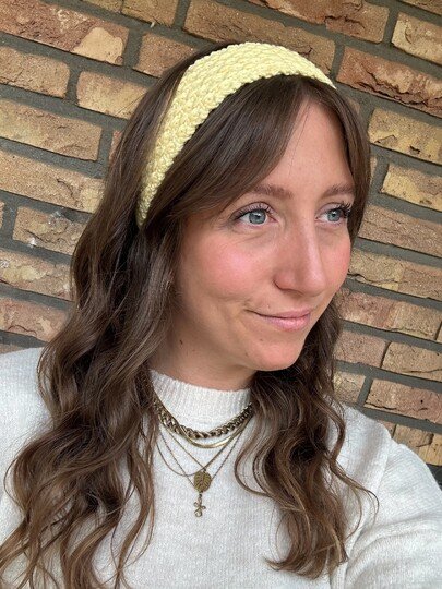 crochet pattern headband Lemon | two sizes | German & English