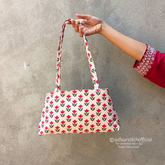 DIY Baguette Shoulder Bag Sewing Pattern and  Video Tutorial