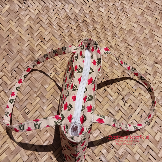 DIY Baguette Shoulder Bag Sewing Pattern and  Video Tutorial