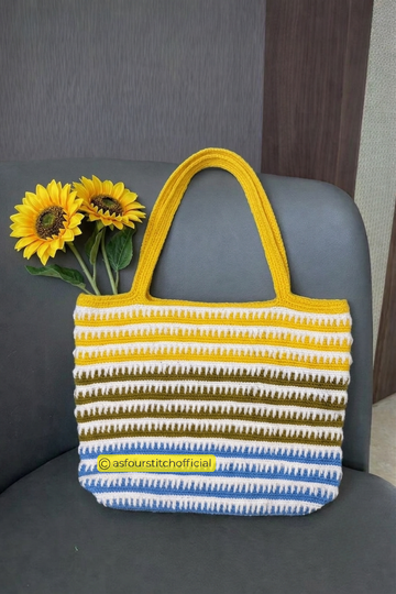 Crochet Bag Pattern Beginner Crochet Tote Bag Pattern PDF and Video US & UK