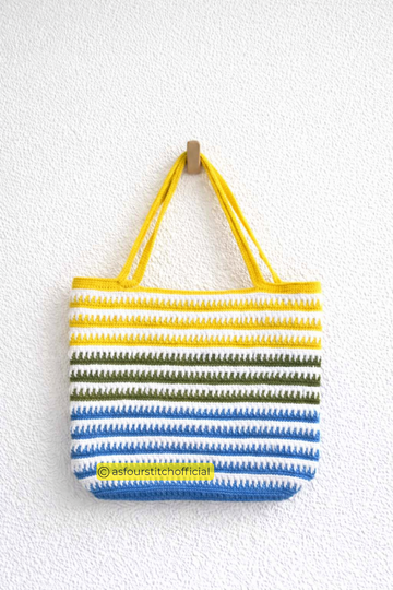 Crochet Bag Pattern Beginner Crochet Tote Bag Pattern PDF and Video US & UK