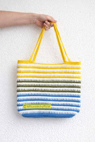 Crochet Bag Pattern Beginner Crochet Tote Bag Pattern PDF and Video US & UK