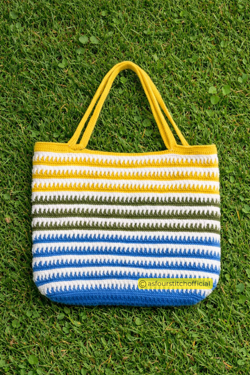 Crochet Bag Pattern Beginner Crochet Tote Bag Pattern PDF and Video US & UK