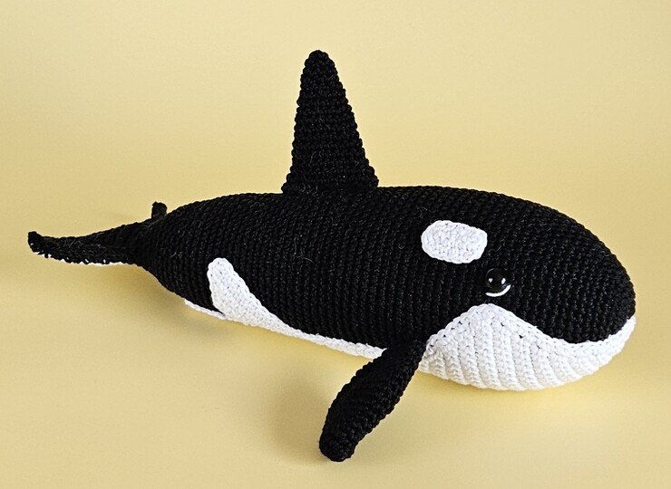 Orca Willy häkeln – Häkelanleitung PDF | Amigurumi Wal