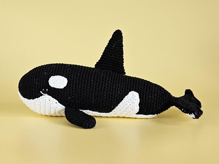 Orca Willy häkeln – Häkelanleitung PDF | Amigurumi Wal