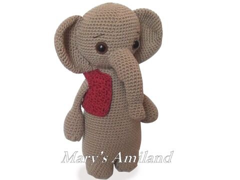 Francis Elephant the Ami - Amigurumi crochet pattern