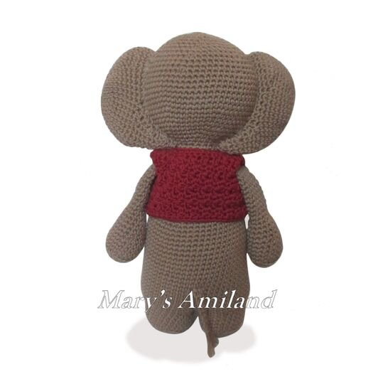 Francis Elephant the Ami - Amigurumi crochet pattern