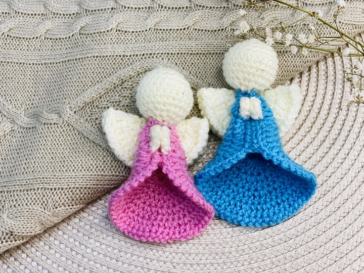 Guardian Angel Crochet Pattern, Christmas Angel