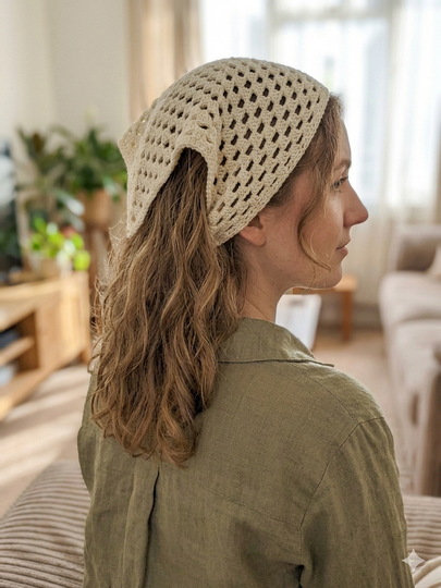 Crochet the Garden Breeze Bandana – Pattern in English & German