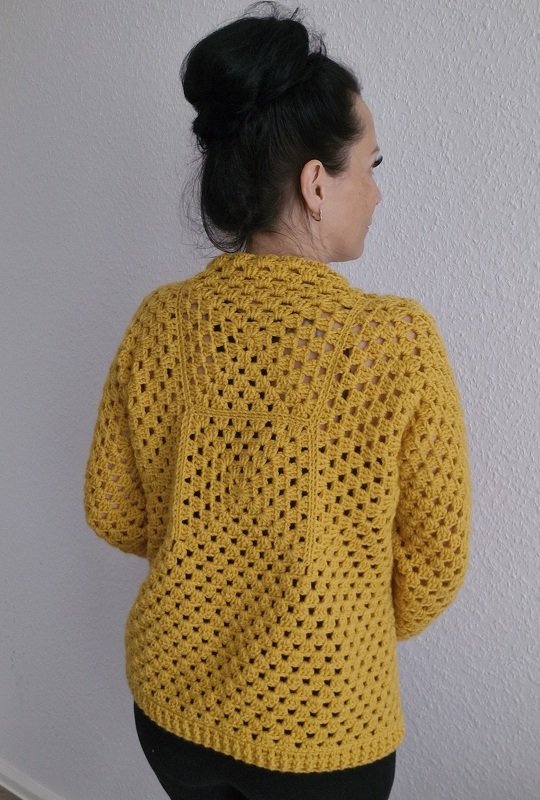 PDF Häkelanleitung Cardigan Honey / herbstliche Hexagon Jacke häkeln - Bild 12