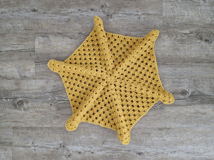 PDF Häkelanleitung Cardigan Honey / herbstliche Hexagon Jacke häkeln