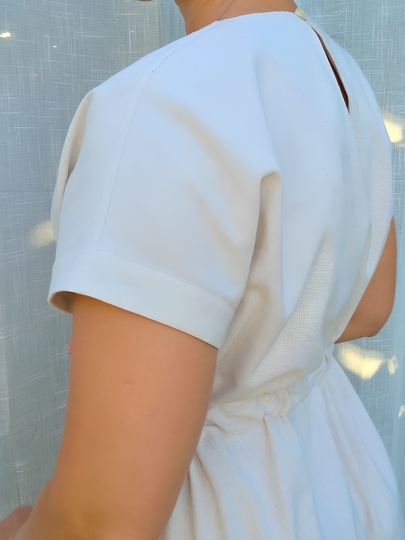 Maxikleid Schnittmuster PDF – Kleid mit V-Ausschnitt, Taschen & Schlitz