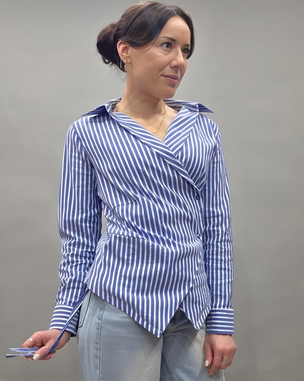Wickelbluse Schnittmuster PDF Damen | Wrap Blouse Sewing Pattern