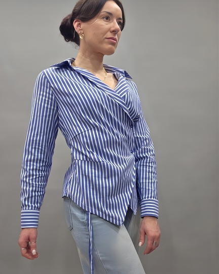 Wickelbluse Schnittmuster PDF Damen | Wrap Blouse Sewing Pattern