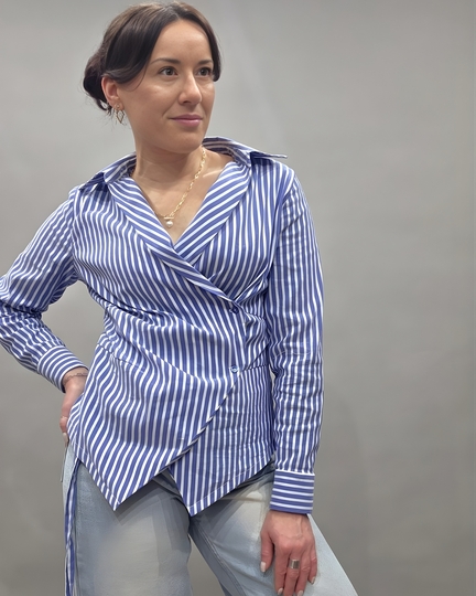 Wickelbluse Schnittmuster PDF Damen | Wrap Blouse Sewing Pattern
