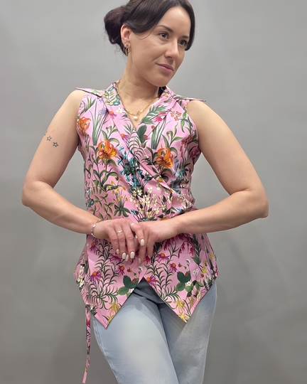 Wickelbluse Schnittmuster PDF Damen | Wrap Blouse Sewing Pattern