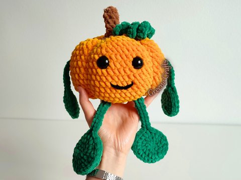Mr. Tendrils the Pumpkin - Plush Toy Crochet Pattern